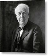Inventor Thomas Edison Metal Print