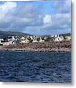 Irish Seaside Village, Co Kerry Metal Print