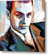 James Cagney Painting Metal Print