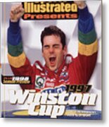 Jeff Gordon, 1997 Winston Cup Champion Sports Illustrated Cover Metal Print