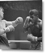 Jerry Quarry And Floyd Patterson Boxing Metal Print