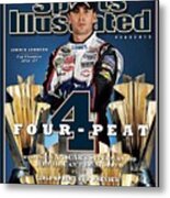 Jimmie Johnson, 2009 Sprint Cup Champion Sports Illustrated Cover Metal Print