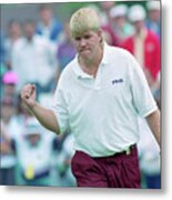 John Daly Winning Golf Round Metal Print