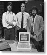 John Sculley And Founders Of Apple Metal Print