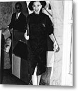 Judy Garland Leaving Jet Metal Print