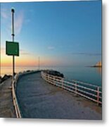 Jupiter Inlet Jetty Looking South Metal Print