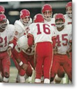 Kansas City Chiefs Offense Sports Illustrated Cover Metal Print
