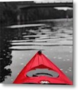 Kayaking The Occoquan Metal Print