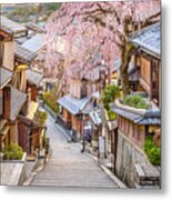 Kyoto, Japan Spring In Higashiyama Metal Print