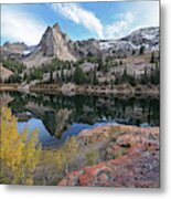 Lake Blanche And The Sundial - Big Cottonwood Canyon, Utah - October '06 Metal Print