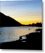 Lake Cuyamaca Sunset Metal Print