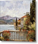 Lake Lugono Metal Print