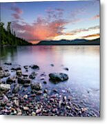 Lake Mcdonald Sunset Metal Print