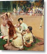 Lawn Tennis Club Metal Print