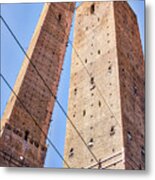 Leaning Towers Metal Print