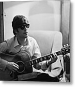 Lennon In Paris Metal Print