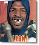 Leon Spinks, 1978 Wbcwba Heavyweight Title Sports Illustrated Cover Metal Print
