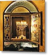 Light The Miracles Of Chanukah Metal Print