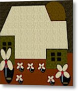 Little House Painting 48 Metal Print