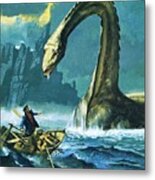 Loch Ness Monster Metal Print