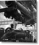 Locomotive Factory Metal Print