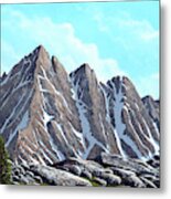 Lofty Peaks Metal Print