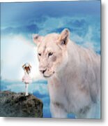 Lolita And The Lion Metal Print