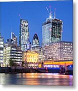 London At Dusk Metal Print