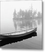 Lone Canoe, Liverpool, Nova Scotia, Canada 04 Metal Print