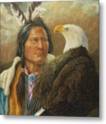 Lone Eagle Metal Print