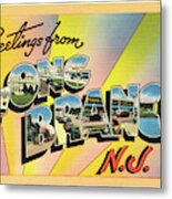 Long Branch Greetings Metal Print