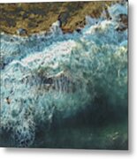 Longreef Waves Metal Print