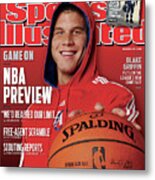 Los Angeles Clippers Blake Griffin, 2011-12 Nba Basketball Sports Illustrated Cover Metal Print