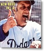 Los Angeles Dodgers Manager Tommy Lasorda Sports Illustrated Cover Metal Print