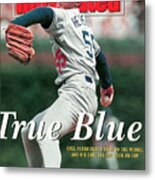 Los Angeles Dodgers Orel Hershiser... Sports Illustrated Cover Metal Print