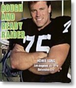 Los Angeles Raiders Howie Long Sports Illustrated Cover Metal Print