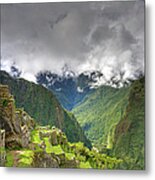 Machu Picchu Pano Metal Print