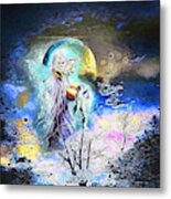 Magic Of Moon Metal Print