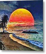 Magic Sunset Metal Print