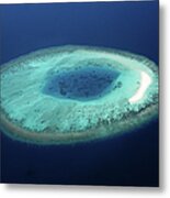 Maldives Coral Islands Metal Print