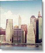 Manhattan Skyline Metal Print