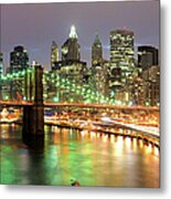 Manhattan Skyline Metal Print