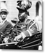 Marcus Garvey In A Car Metal Print
