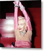 Marilyn Monroe In Gentlemen Prefer Blondes -1953-. Metal Print
