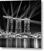 ...marina Bay Sands... Metal Print