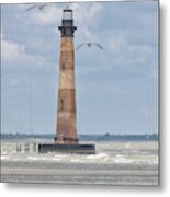 Maritime Lighthouse Symbol Metal Print