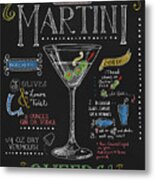 Martini Metal Print