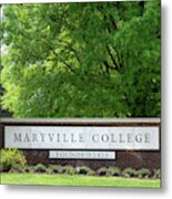 Maryville College Sign Metal Print