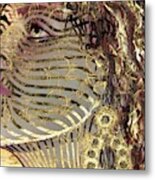 Mask What Hides 2 Metal Print