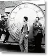 Matt Dillon , Mickey Rourke And William Smith In Rumble Fish -1983-. Metal Print